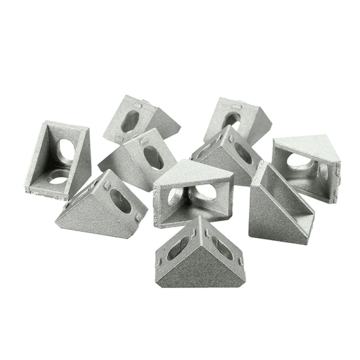 Suleve™ AJ20 Aluminium Angle Corner Joint 20X20Mm Right Angle Bracket Furniture Fittings 10Pcs - Trendha