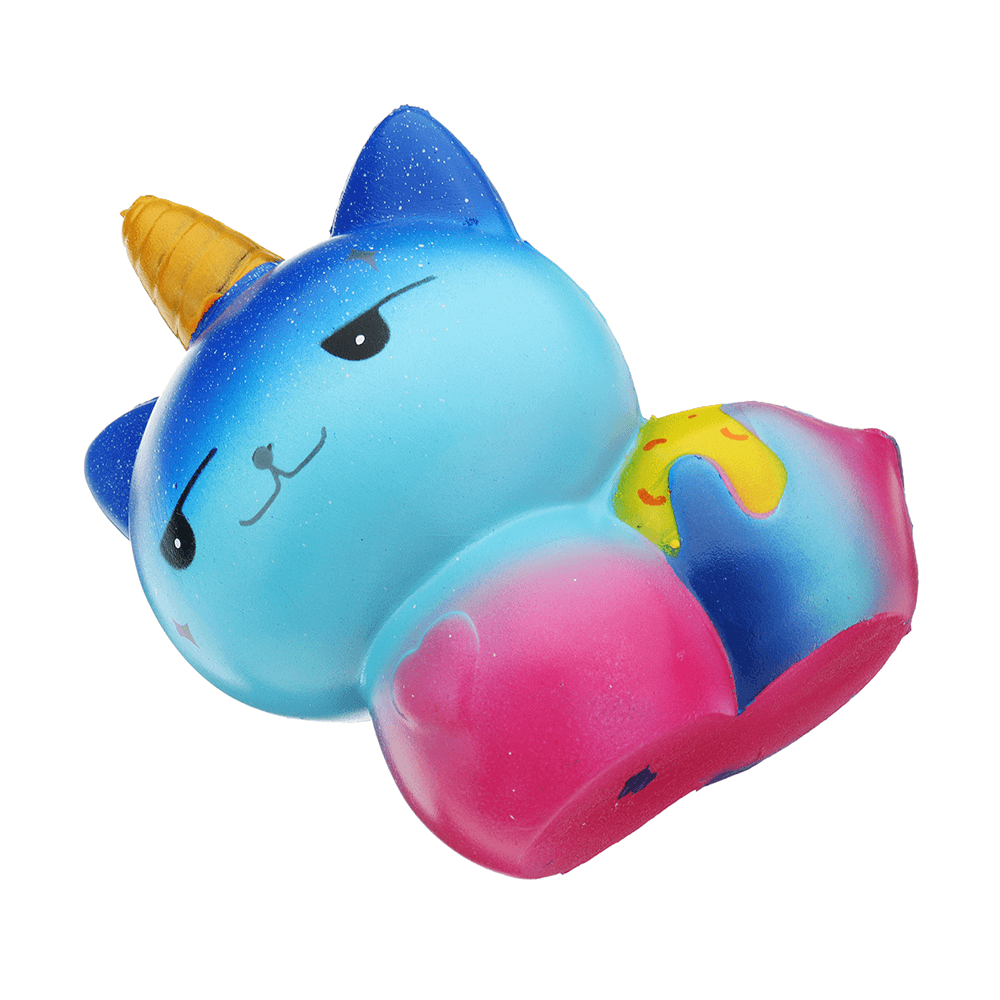 Galaxy Unicorn Cat Squishy 12*8.2CM Slow Rising Soft Collection Gift Decor Toy - Trendha