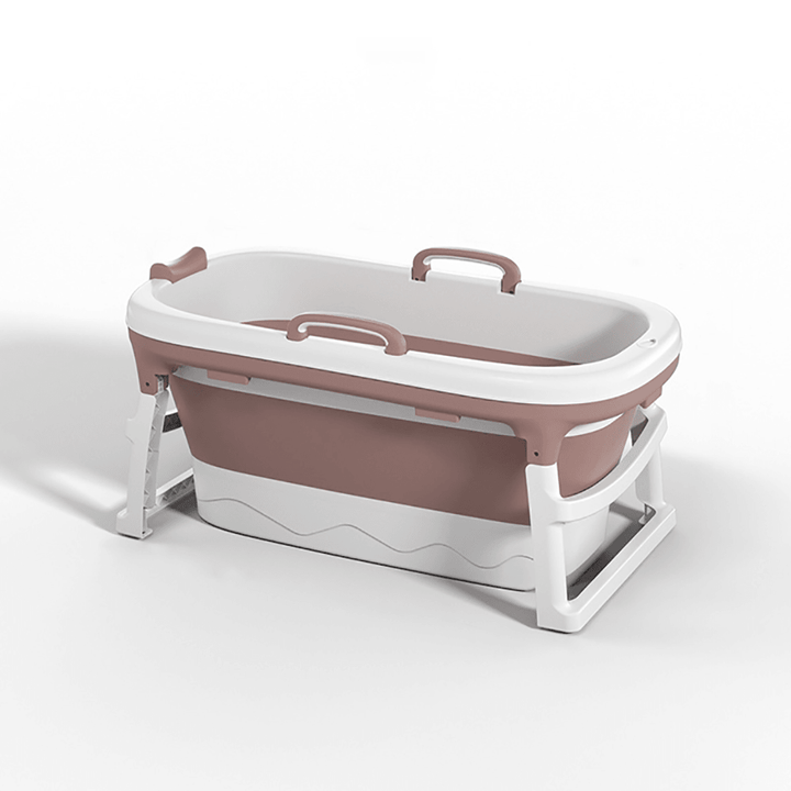 1.15/1.38M Large Thickened Bathtub Bath Barrel Adult Children'S Folding Tub Basin Baby Swim Tub Sauna 2Size - Trendha
