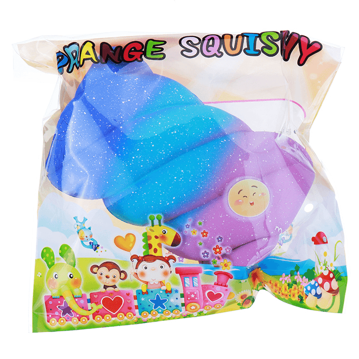 Orange Squishy 14CM Soft Cotton Candy Marshmallow Toys Slow Rising Fun Kid Gift with Packaging - Trendha