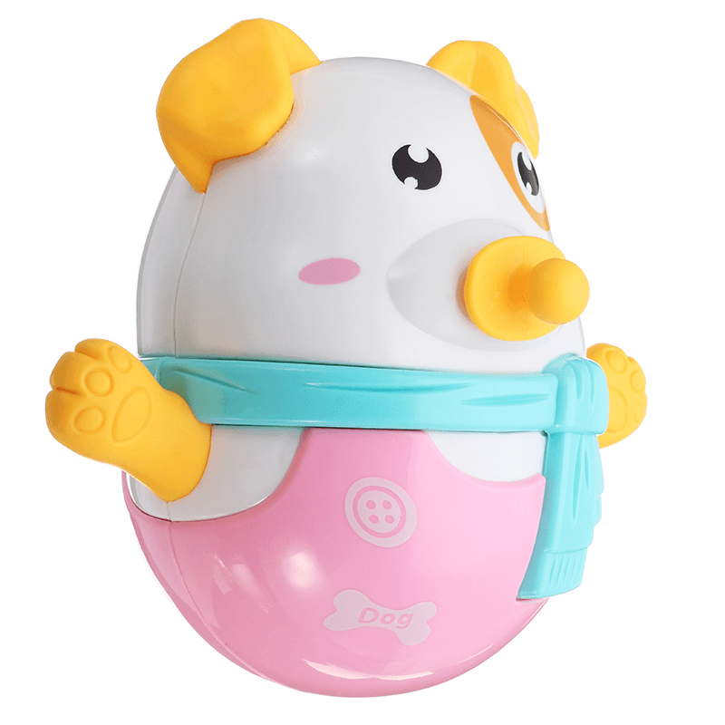 Tumbler Doll Baby Toys 3 Months with Shaking Nod Function Swe Learning Education Toys Gifts - Trendha