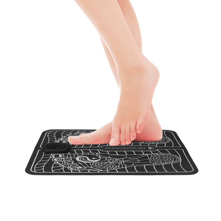 9-Level EMS Electric Foot Massager Pad Blood Circulation Muscle Stimulator Mat USB Rechargeable - Trendha
