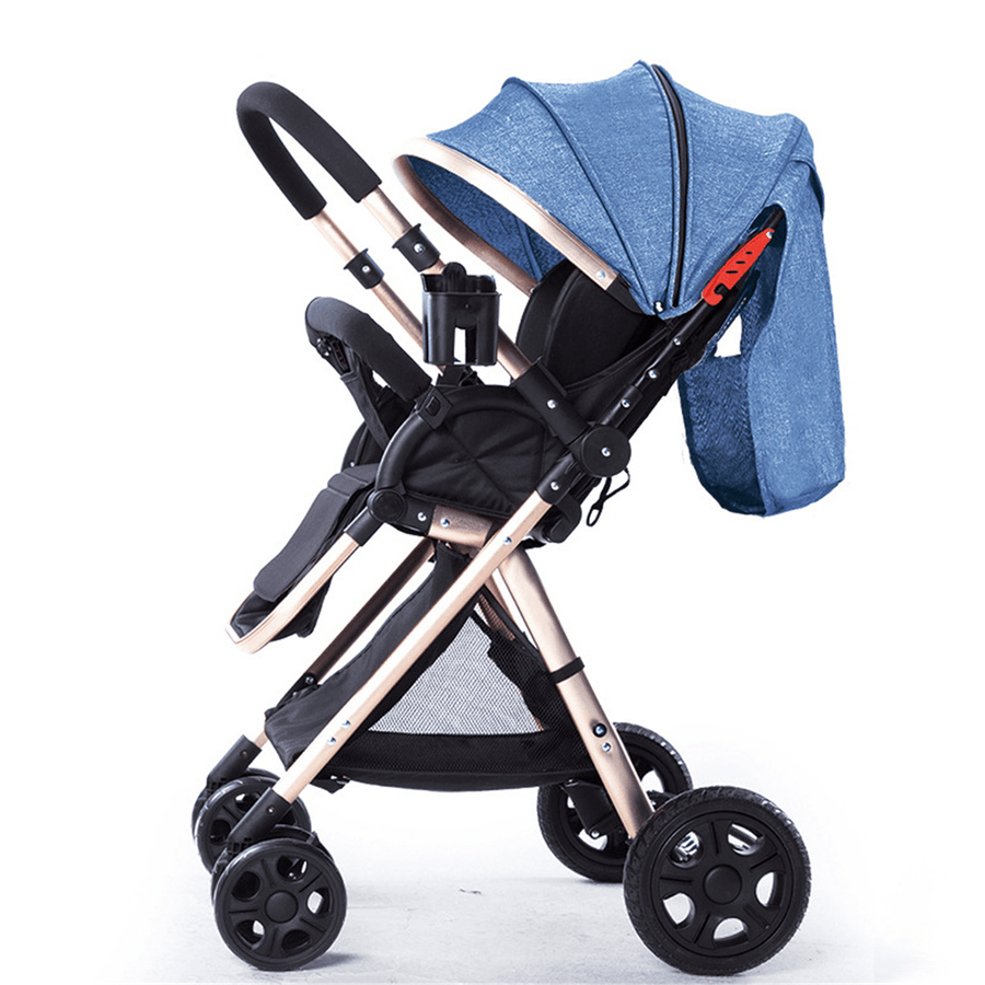 Folding Lightweight Baby Stroller Cart Sit Lie Two-Way Kids Stroller Car Travel Pushchair - Trendha