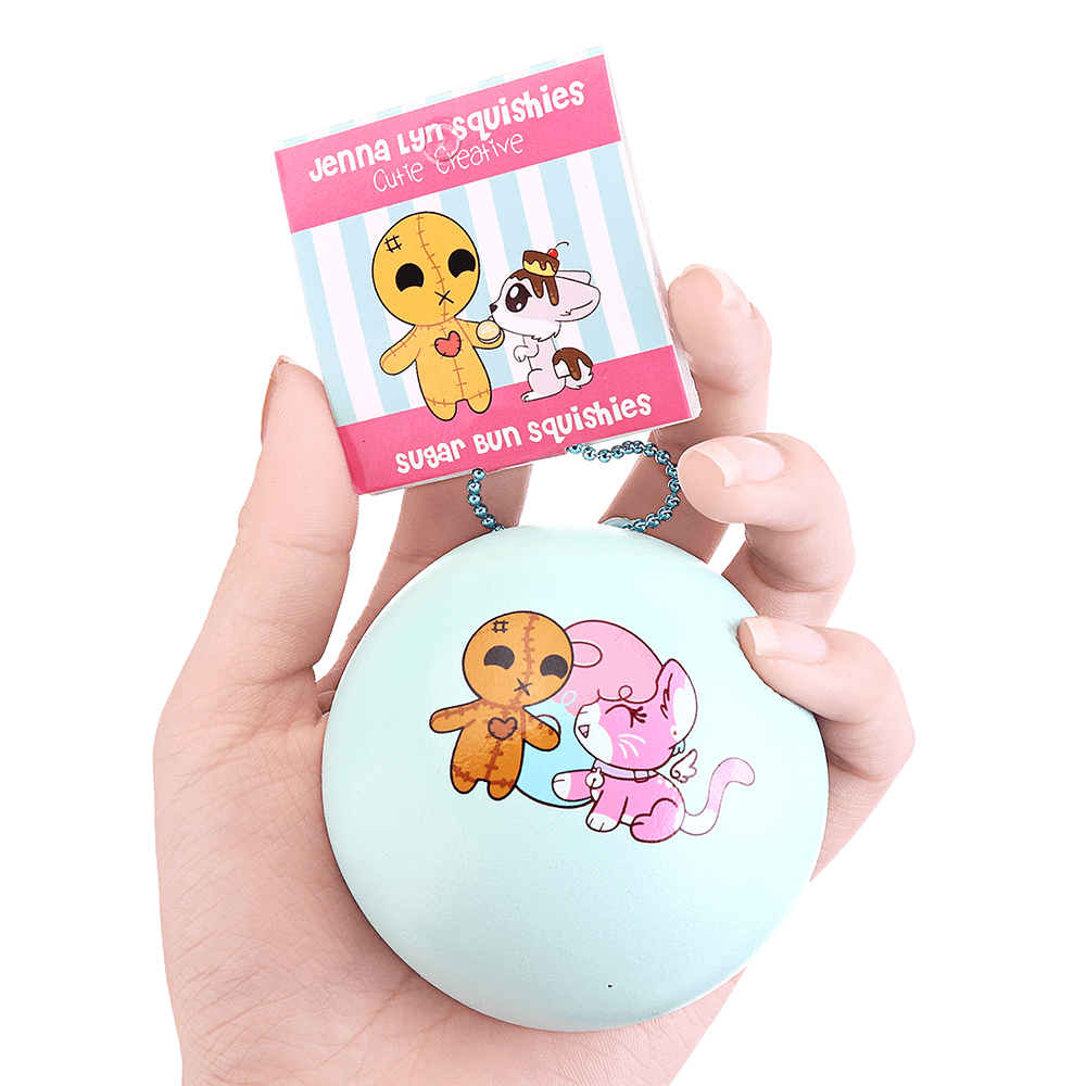 Cutie Creative 7Cm Mummy Sugar Bun Bread Hanging Ornament Squishy Gift Collection with Packaging - Trendha