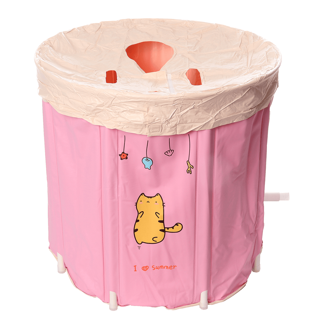 Zhizhenzhimei Folding Inflation-Free Adult Bath Bucket Portable Sweat Steam for Bathroom - Trendha