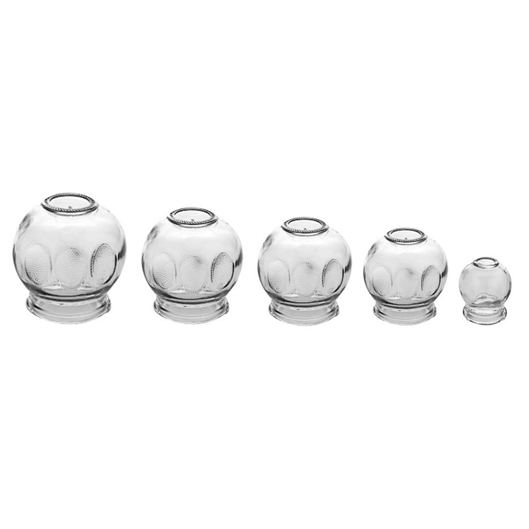 16Pcs Glass Fire Cupping Jars Set Chinese Acupuncture Vacuum Massage Therapy Device - Trendha