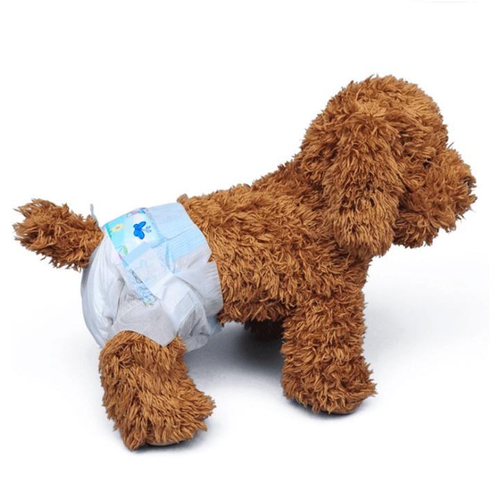 10Pcs Pet Diapers Female Dog Cat Disposable Puppy Menstrual Pants - Trendha