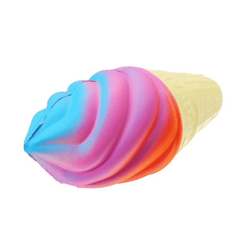 Colorful Ice Cream Squishy 14.5*6Cm Slow Rising with Packaging Collection Gift Soft Toy - Trendha