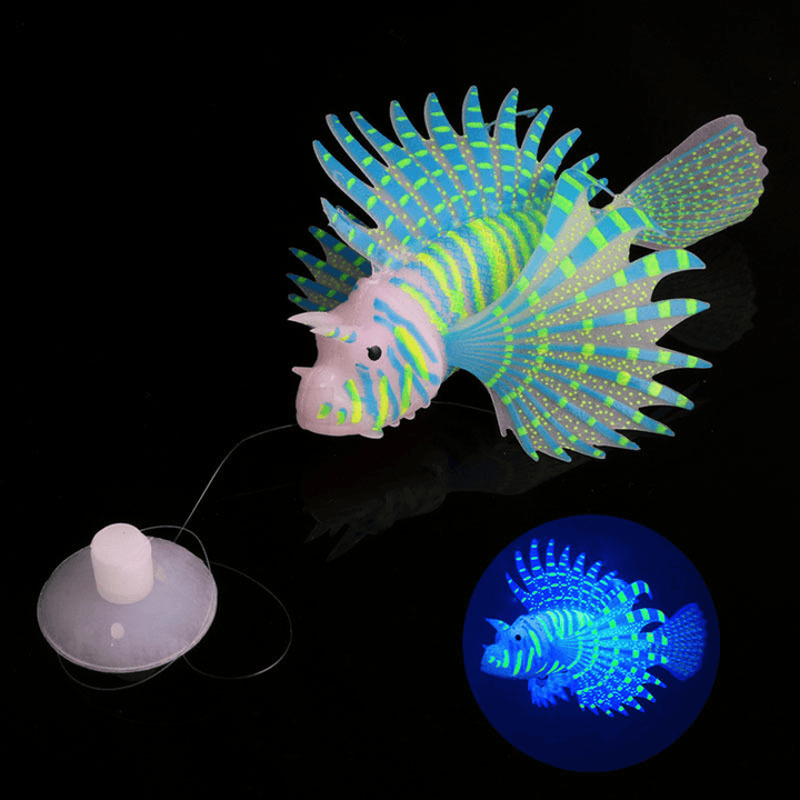 Yani Aquarium Ornament Glowing Effect Silicone Artificial Decoration for Fish Tank - Trendha