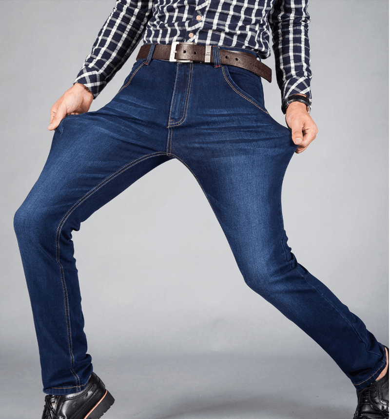 High Elastic Jeans Men'S Thin Elastic Leisure - Trendha