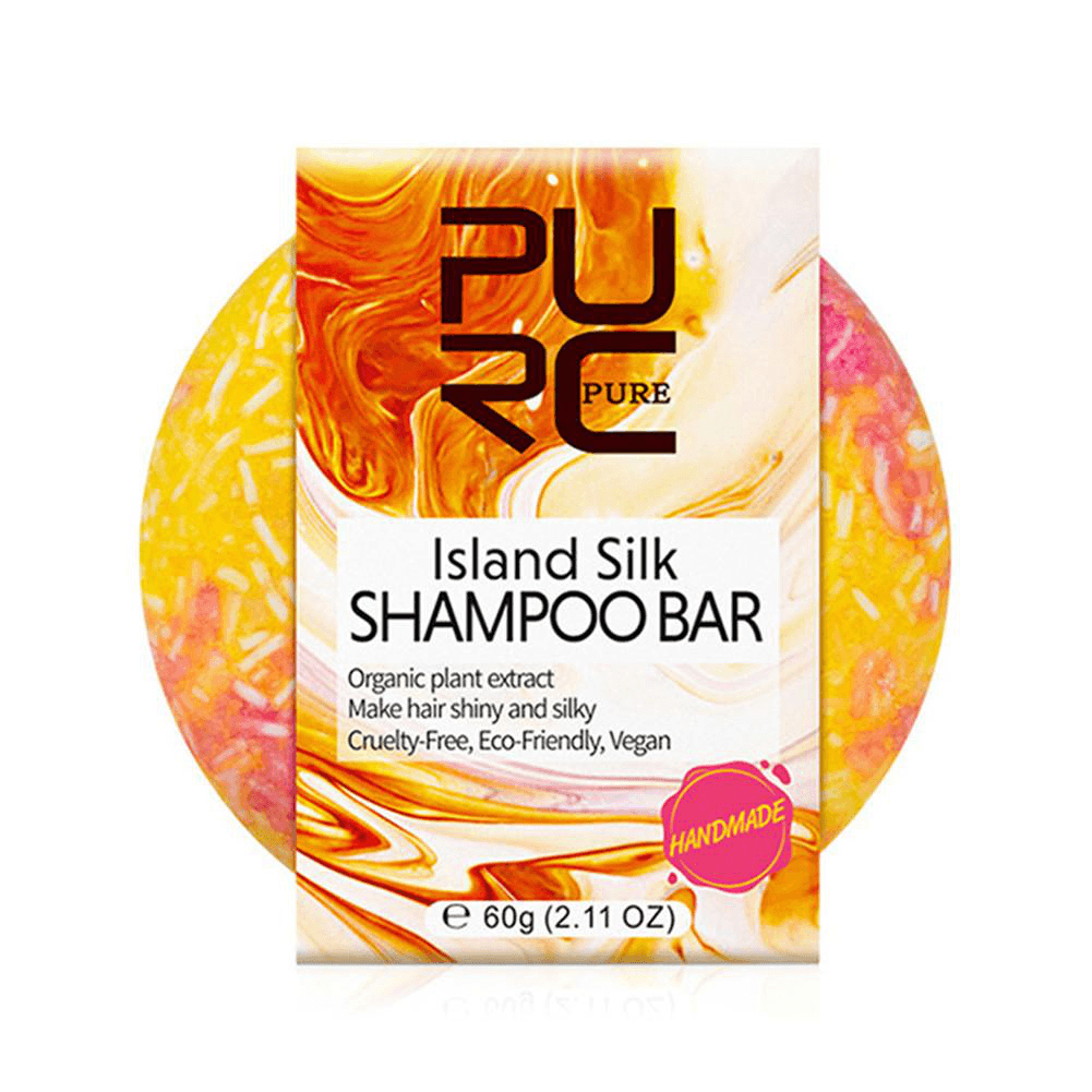 PURC Organic Polygonum Shampoo Bar 100% PURE Natural Handmade Cold Processed Hair Shampoo Soap No Chemicals or Preservatives - Trendha