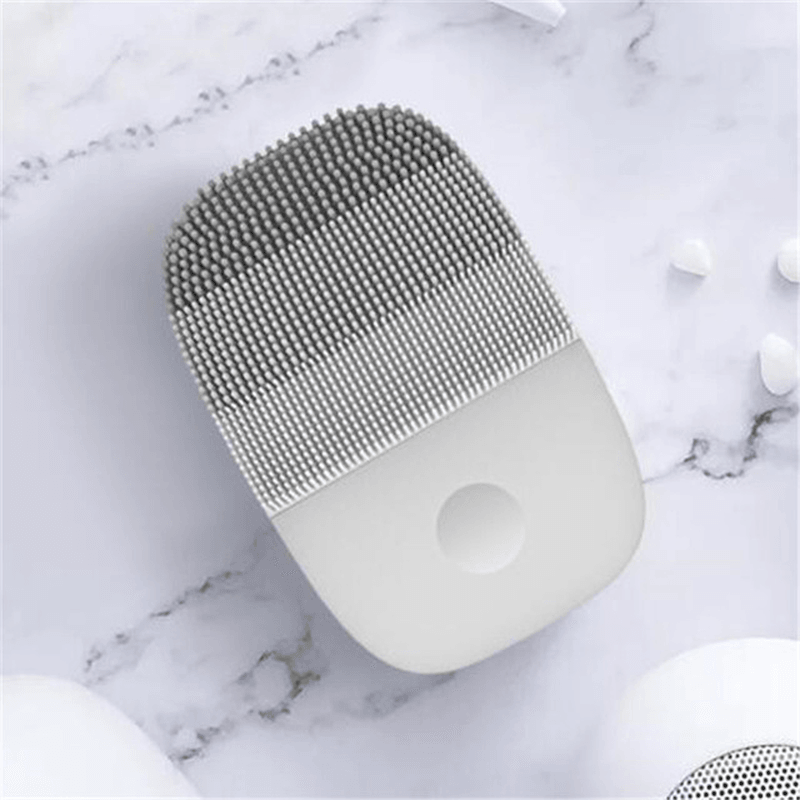 Inface Electric Deep Facial Cleaning Massage Brush Sonic Face Washing IPX7 Waterproof Silicone Face Cleanser - Trendha