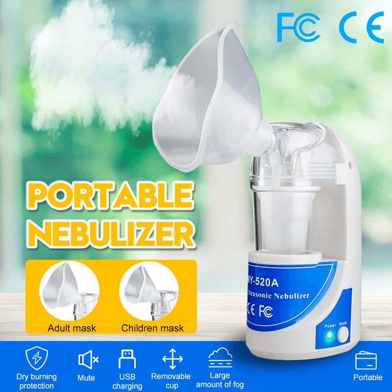Mini Portable Nebulizer Inhaler Nebulizer for Children Adult Atomizer Nebulizer for Asthma Beauty Machine - Trendha