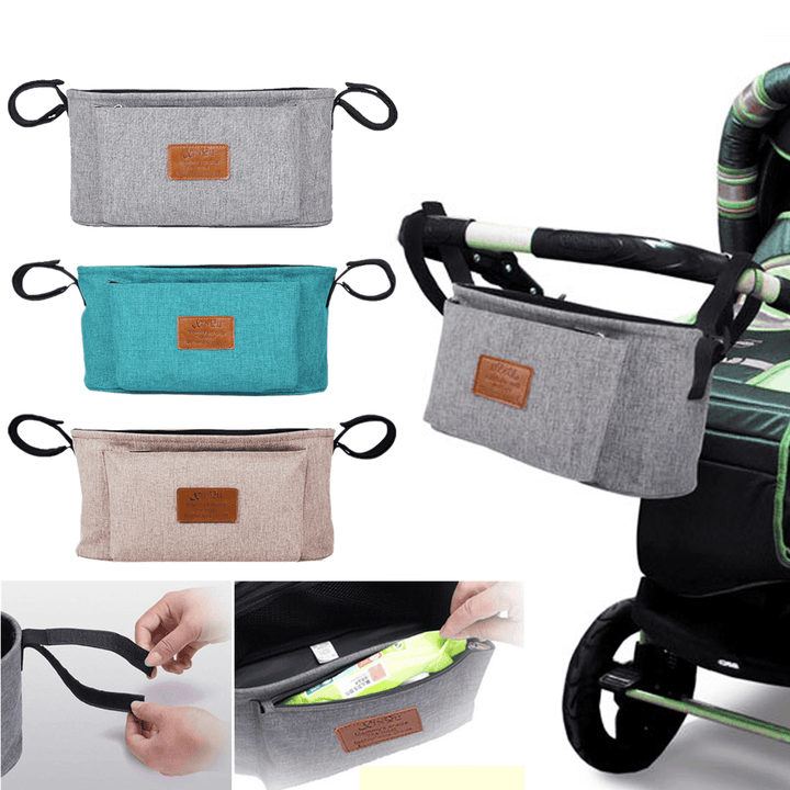 Baby Strollers Storage Bag Organizer Pushchair Basket Pouch Travel Going Out - Trendha