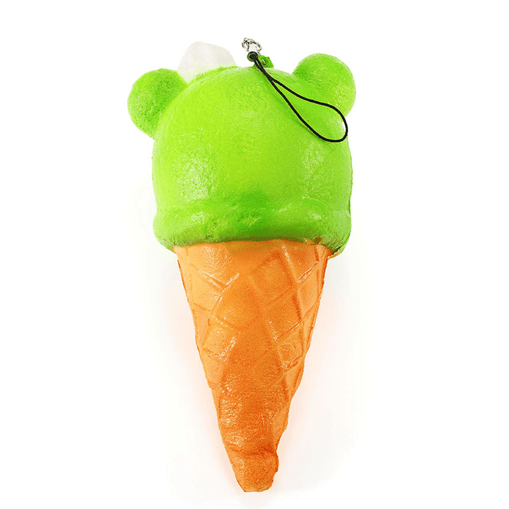 Squishy Ice Cream Bear Soft Slow Rising Collection Gift Decor Squish Squeeze Toy - Trendha