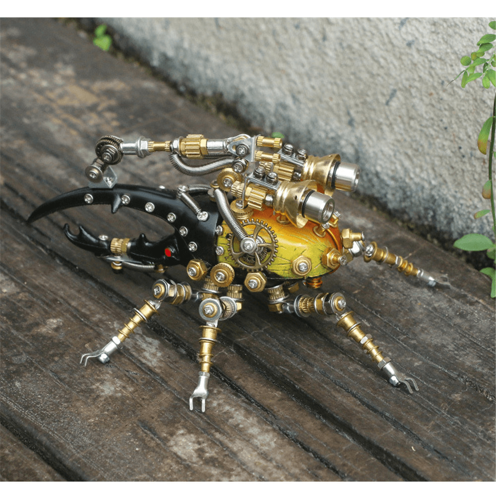 MACHINE PLANET DIY Mechanical Variation Insect Series Jigsaw Puzzle Model Creative Crafts Collection Holiday Gifts for Men and Children Indoor Toys - Trendha
