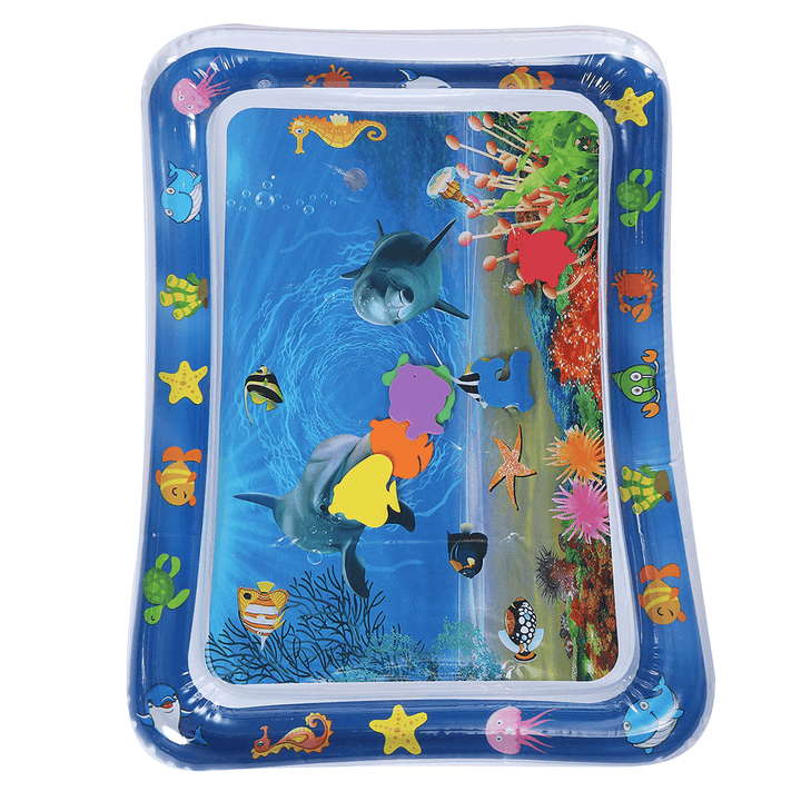 Inflatable Infants Baby Water Mat Toys Tummy Time Activity Mat for Baby Fun Activity Play Center Baby Toddler Toys - Trendha