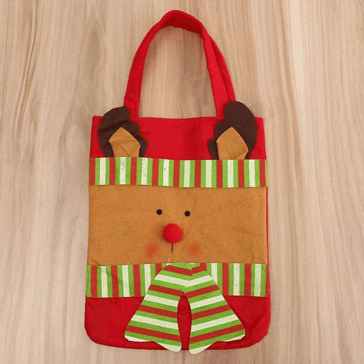 Christmas Santa Claus Snowman Decoration Xmas Gift Bag Candy Pouch Stocking Bag - Trendha
