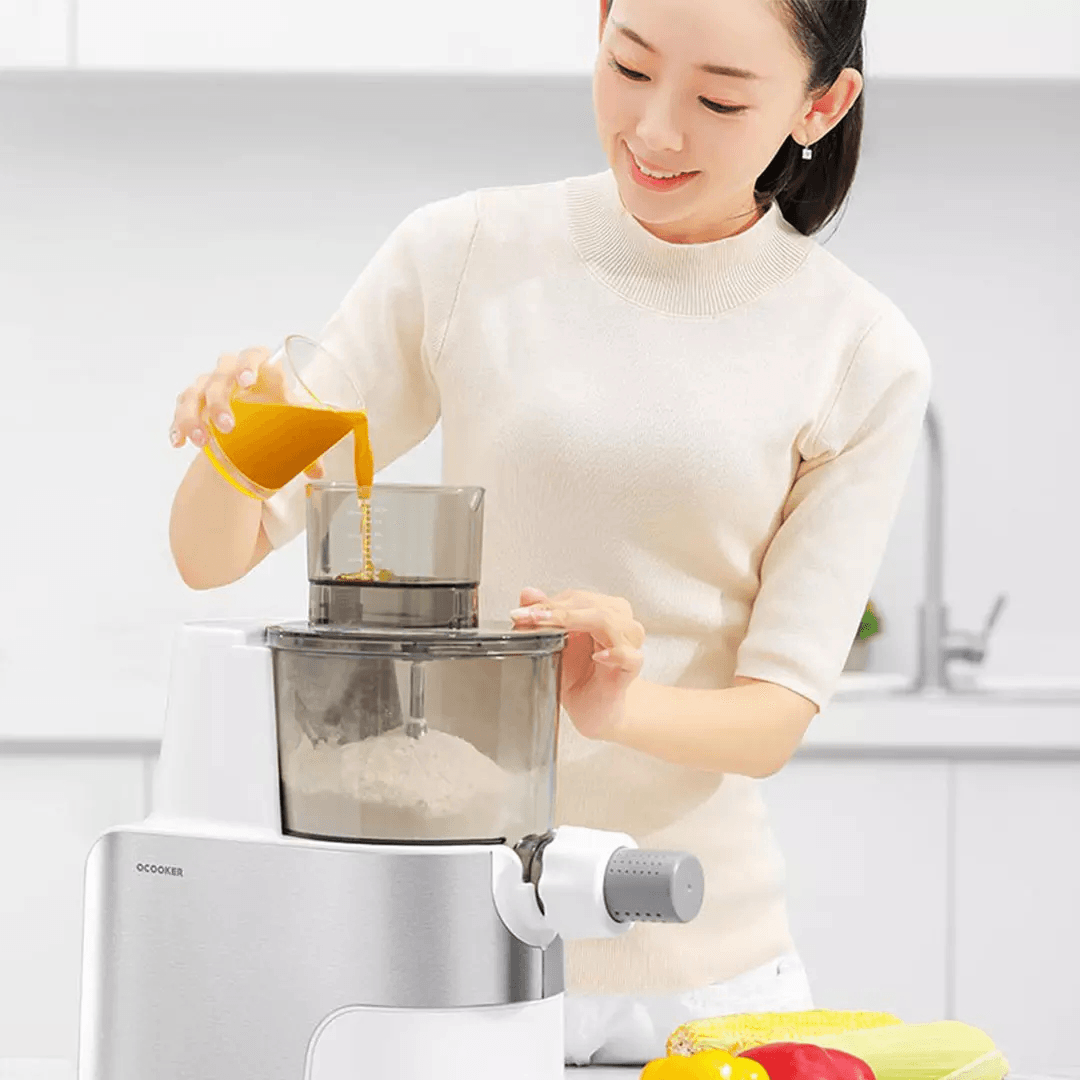 OCOOKER Automatic Noodle Maker from Stainless Steel Smart Power Cut 360 ° Smart Kneading - Trendha