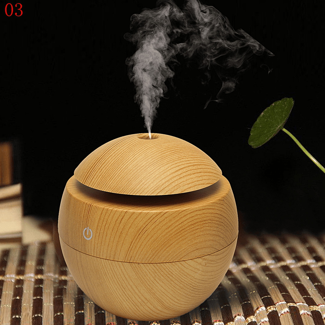 130Ml USB Ultrasonic Humidifier Color Changing LED Aromatherapy Essential Oil Diffuser Aromatherapy - Trendha