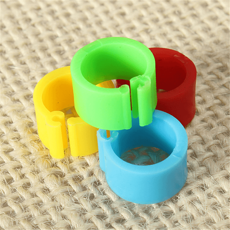 150Pcs Bird Leg Bands for Pigeon Parrot Finch Canary Hatch Poultry Pet Toys - Trendha