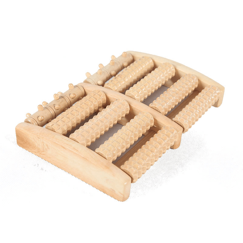 Wooden Roller Foot Massager Sauna Kit Stress Relief Health Therapy Relax Massage Accessories for Sauna - Trendha