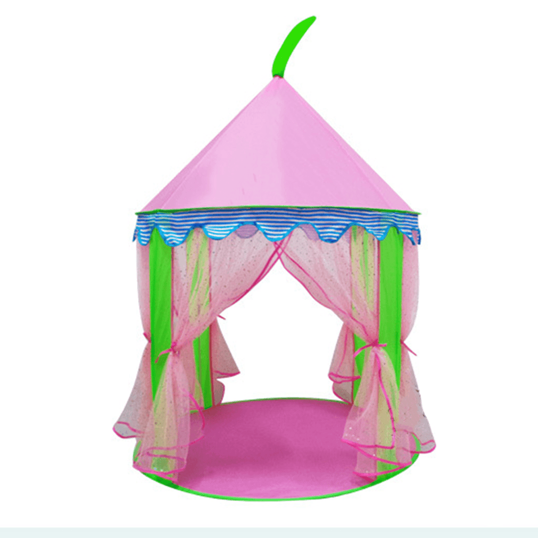 Children Kids Teepee Play Tent Princess Castle Girls Playhouse Indoor - Trendha