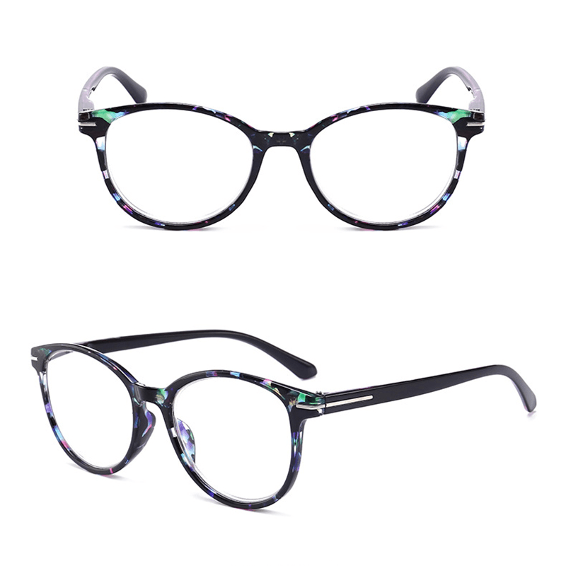 Reading Eye Glasses Magnifying Vintage round Shape Frame Eyewear HD Lens Eyeglasses - Trendha