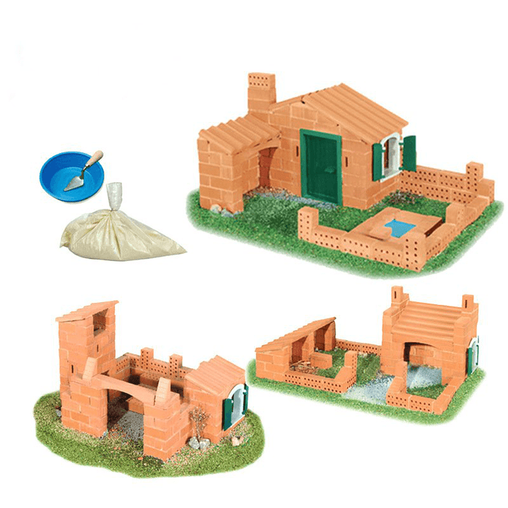 Wisdom Built DIY Model Building Castle Bricks Construction Building a House Beach Toy - Trendha