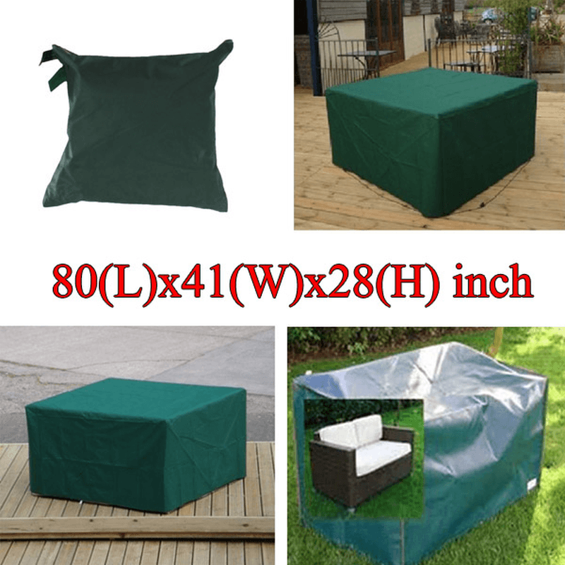 205X104X71Cm Garden Outdoor Furniture Waterproof Breathable Dust Cover Table Shelter - Trendha