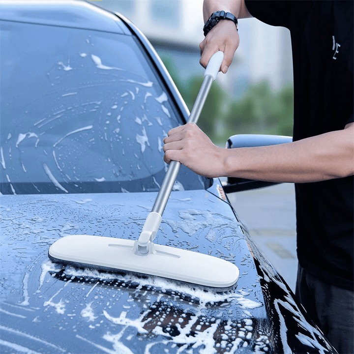 Baseus Microfiber Floor Mop Car Wash Brush Hand-Free Vehicle Washing Cleaning Brushes Flat Mop from Ecological Chain - Trendha