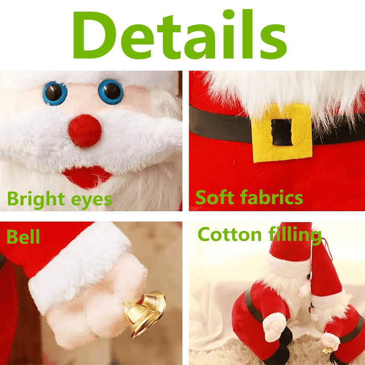 Christmas Santa Claus Doll Gift Present Xmas Tree Hanging Ornament Home Decor - Trendha