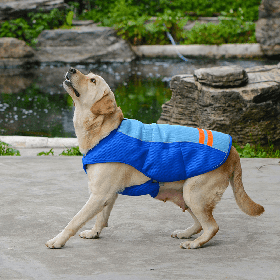 Pet Dog Summer Cool Vest Breathable Comfortable Sunscreen Cooling Clothes Jacket Pet Vest - Trendha