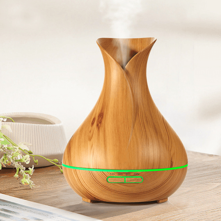 Aromatherapy Air Humidifier Aroma Essential Oils Diffusers Purifier Spa Refresh Atomizer 400Ml - Trendha