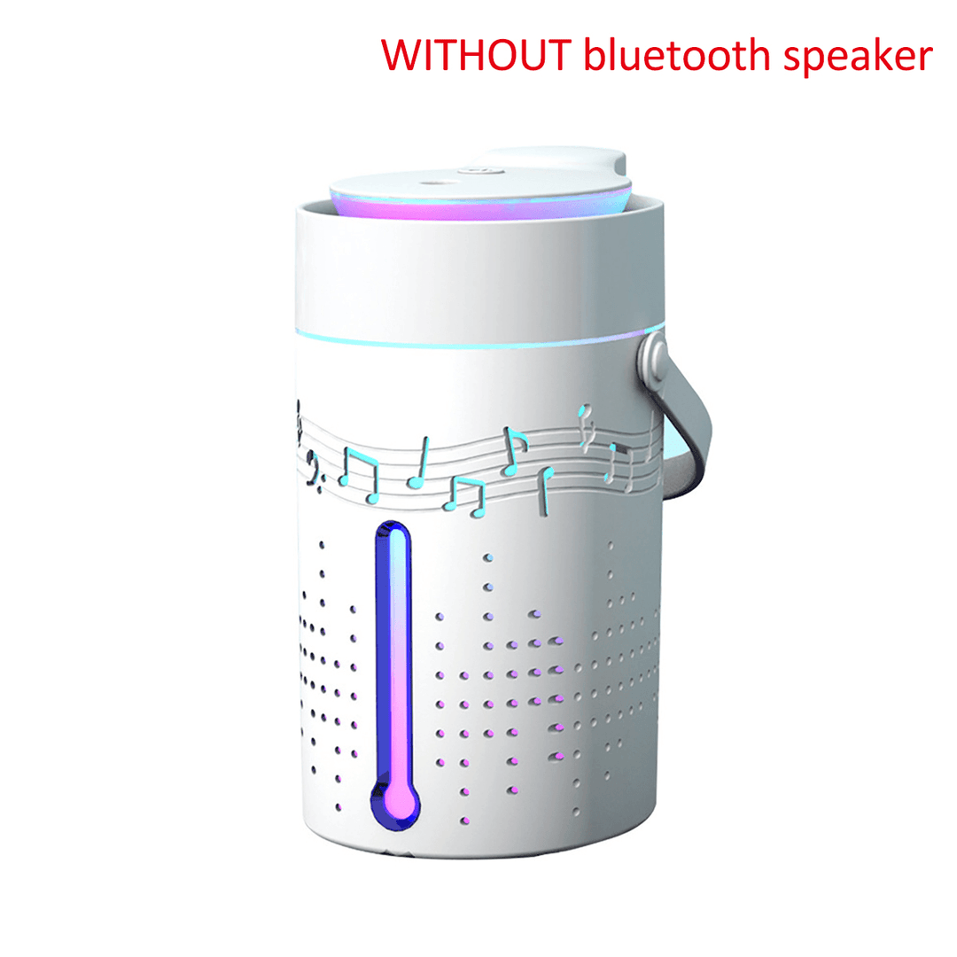 LED Air Humidifier Ultrasonic Mist Aroma Diffuser Purifier Bluetooth Speaker - Trendha