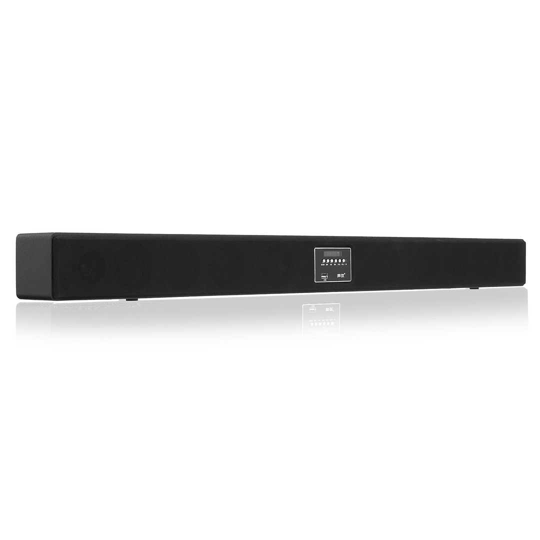 30W Bluetooth 4.0 10 Speaker 3D Sound Bar Home TV Echo-Wall Audio RC Wall-Mounted Soundbar - Trendha