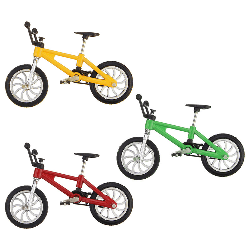 Cool Finger Alloy Bicycle Set Children Kid Model Rare Small Mini Toy - Trendha