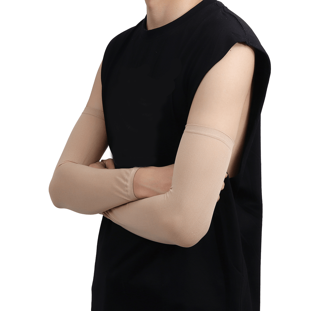 1Pair Skin Arm Tattoo Cover up Long Sleeves Concealer UV Protect Sport Gym - Trendha