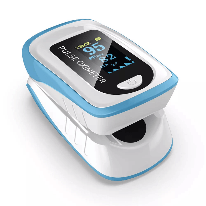Portable Fingertip Pulse Oximeter OLED Display Blood Oxygen Saturation Detector Heart Rate Monitor Home Family Health Monitors - Trendha