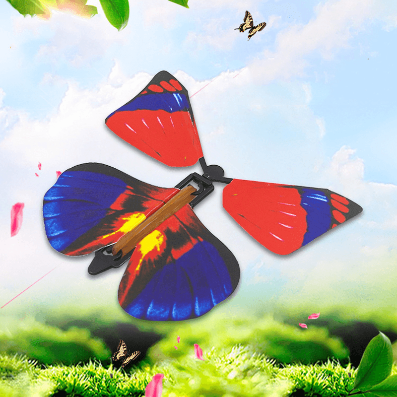 1PC Magic Props Flying Butterfly Hand Transformation Toys for Kids Christmas Tricky Funny Joke - Trendha