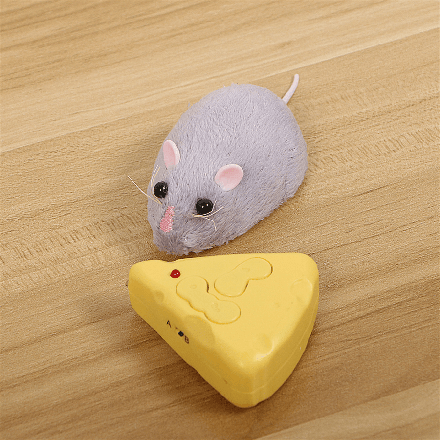 Wireless Electronic Remote Control Rat Plush RC Mouse Toy Hot Flocking Emulation Toys Rat for Cat Dog,Joke Scary Trick Toys - Trendha