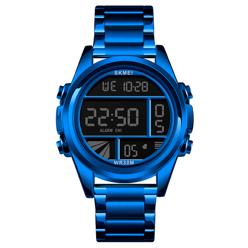 SKMEI 1448 Fashion Men Watch Multi-Function Waterproof Sport Digital Watch - Trendha