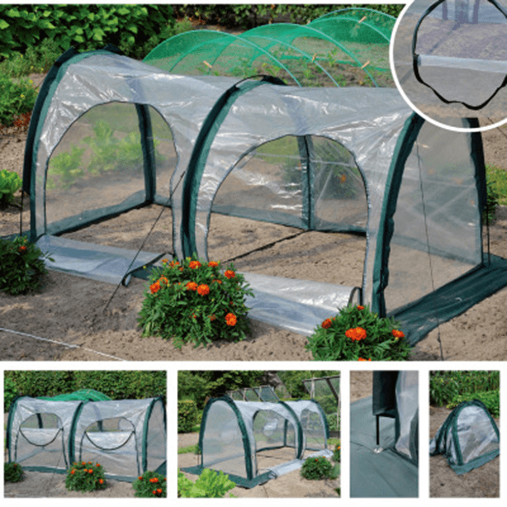 200X100X100Cm Mini Greenhouse Tunnel Tent Home Outdoor Flower Plant Gardening Winter Shelter Cover Tent for Plant Grow Tool - Trendha