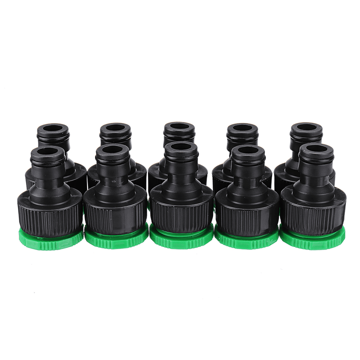10Pcs 1/2 & 3/4 Inch Faucet Adapter Female Washing Machine Water Tap Hose Quick Connector Garden Irrigation Fitting - Trendha