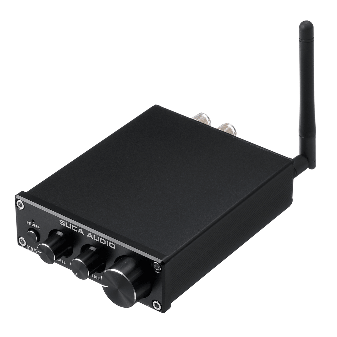 SUCA AUDIO EA502C Bluetooth 4.2 2 Channel Hifi Stereo Audio Amplifier Receiver for Home Desktop Speaker - Trendha