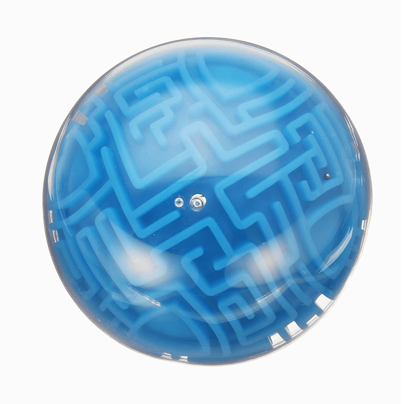 3D Labyrinth Maze Ball Toys Puzzle Track Speed Balance Finger Rolling Ball Intelligence Game Toy - Trendha