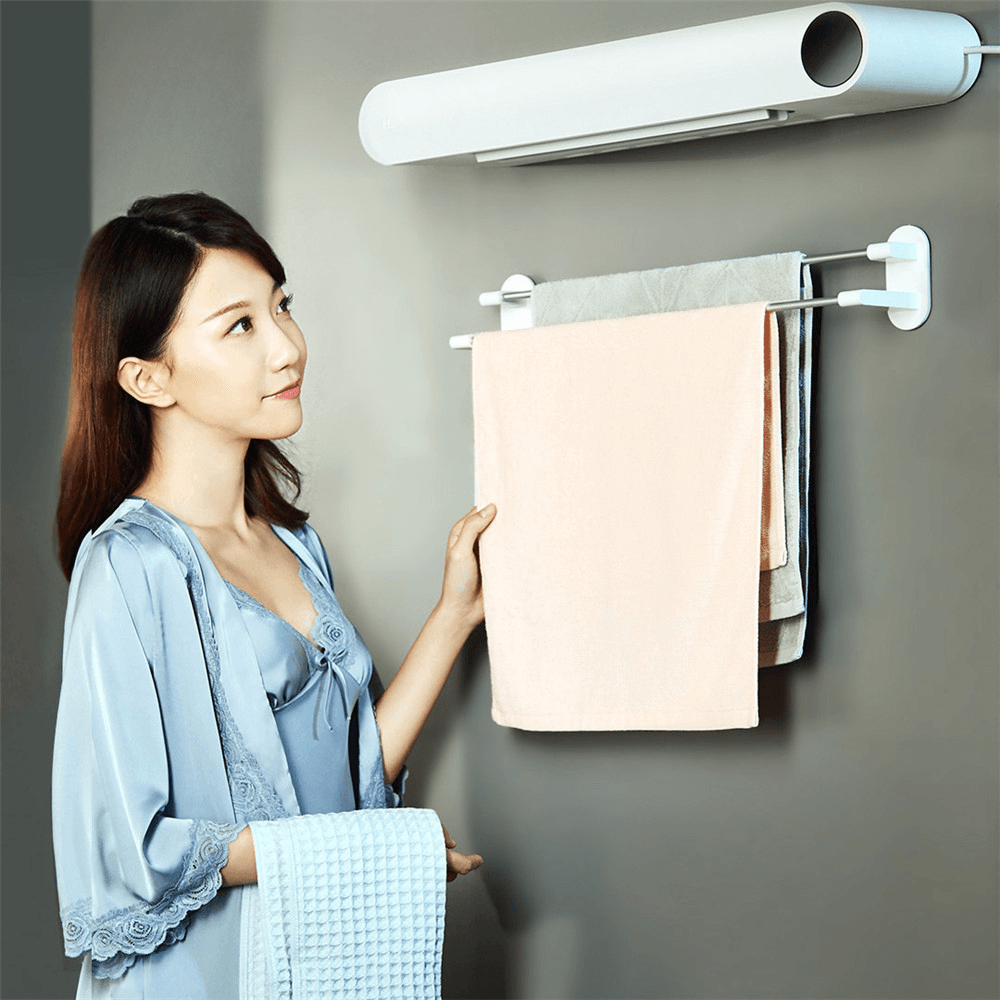 Happy Life YSHR03 UV Germicidal 50 Deg.C Hot Air Disinfection Bathroom Towel Dryer Smart Drying Sterilizing Machine From - Trendha