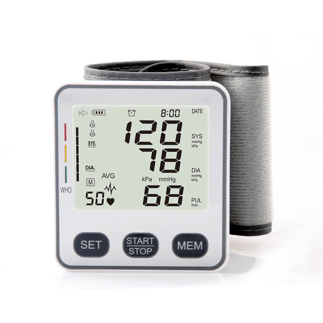 Wrist Electronic Blood Pressure Meter - Trendha
