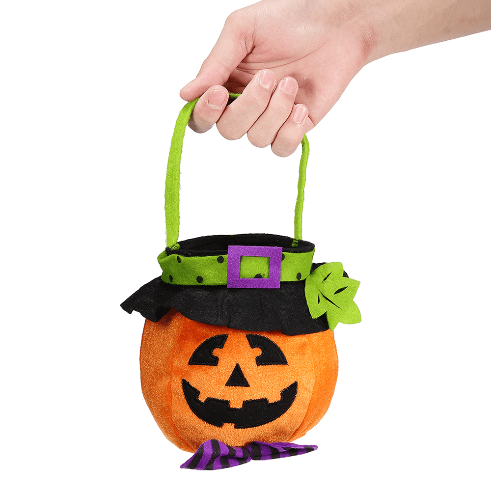 Halloween Hand Bag Witch Pumpkin Bag Cosplay Costumes Candy Bag Decoration Toys - Trendha