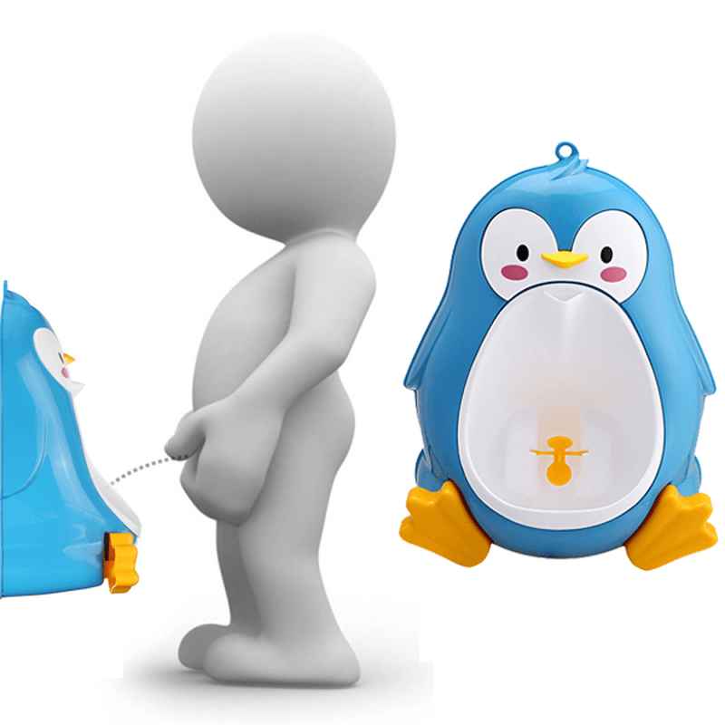 Baby Urinal Toddler Potties Boys Pee Trainer Children Removable Lovely Penguin Toilet Bathroom - Trendha
